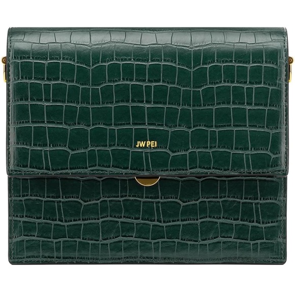JW PEI Dark Green Mini Flap Crossbody - Picture 2 of 4